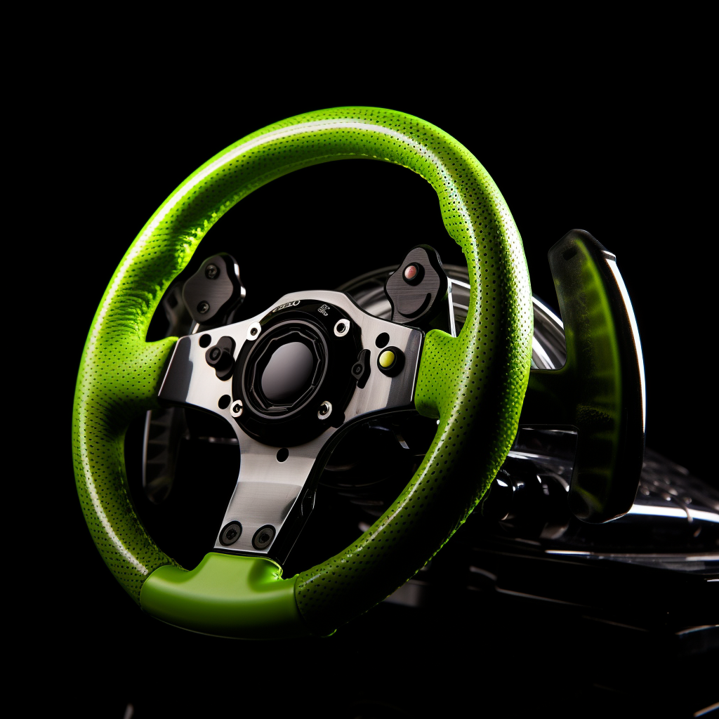 Volante e Pedais para Jogos de Corrida