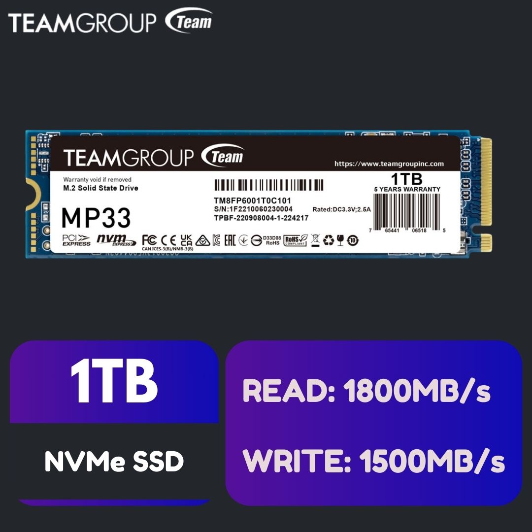TeamGroup 1TB NVMe SSD