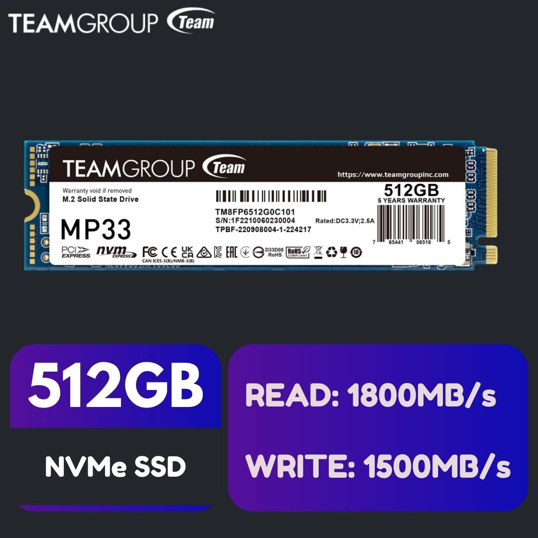 TeamGroup 512GB NVMe SSD