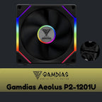 Gamdias Aeolus P2-1201 ARGB PWM Fan - Fans