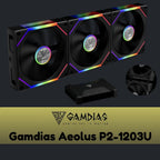 Gamdias Aeolus P2-1203U 3x Fan Pack - Fans