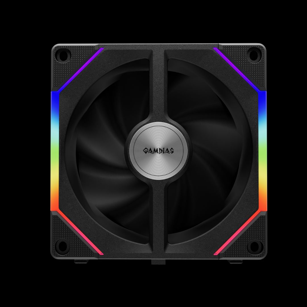 Gamdias Aeolus P2-1201 ARGB PWM Fan - Fans