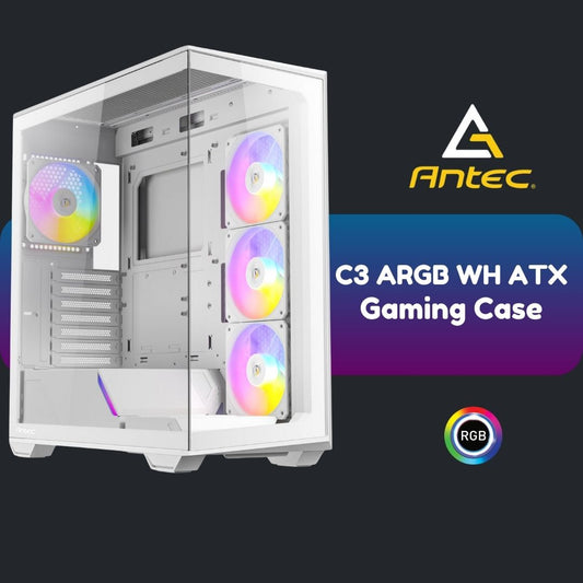 Antec C3 ARGB WH Gaming Case
