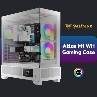 Gamdias Atlas M1 White Gaming Case