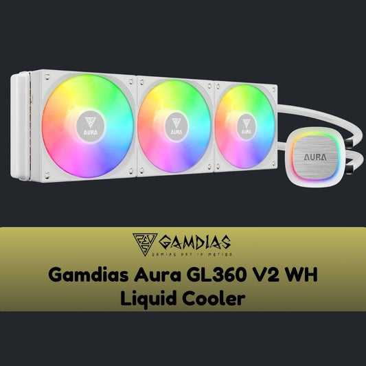 Gamdias AURA GL360 V2 White Liquid Cooler