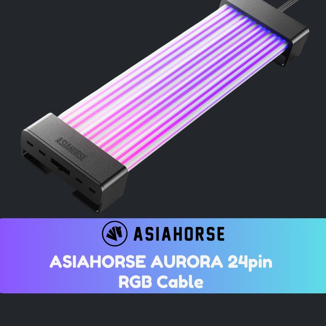 ASIAHORSE Aurora 24pin Cabo ARGB - Acessorios