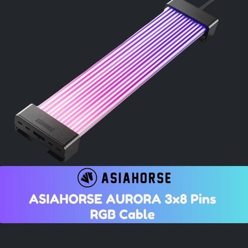 ASIAHORSE Aurora 3x8pin Cabo ARGB - Acessorios