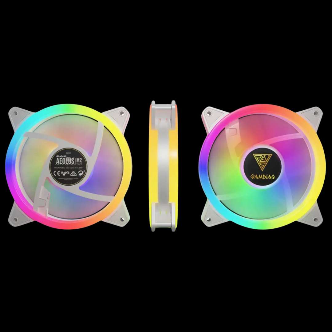 Gamdias Aeolus M2-1204R WH - Fans