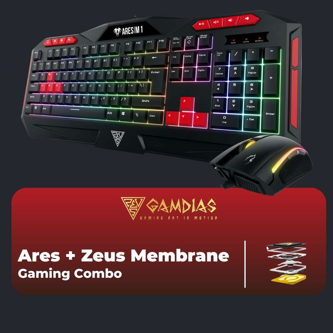 Gamdias Ares M1 2-in-1 Combo Gaming - Combo