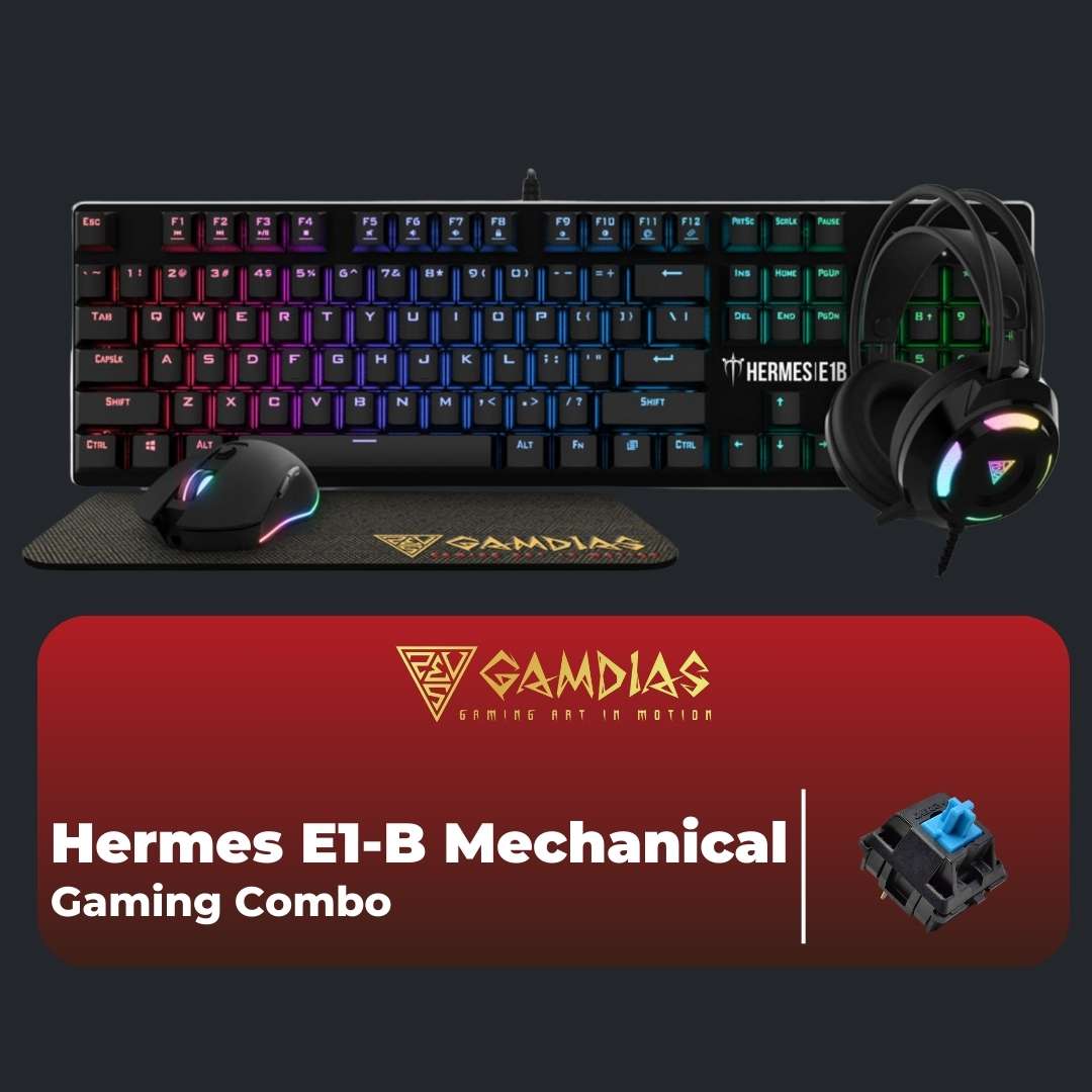 Gamdias Hermes E1-B Gaming Combo - Combo