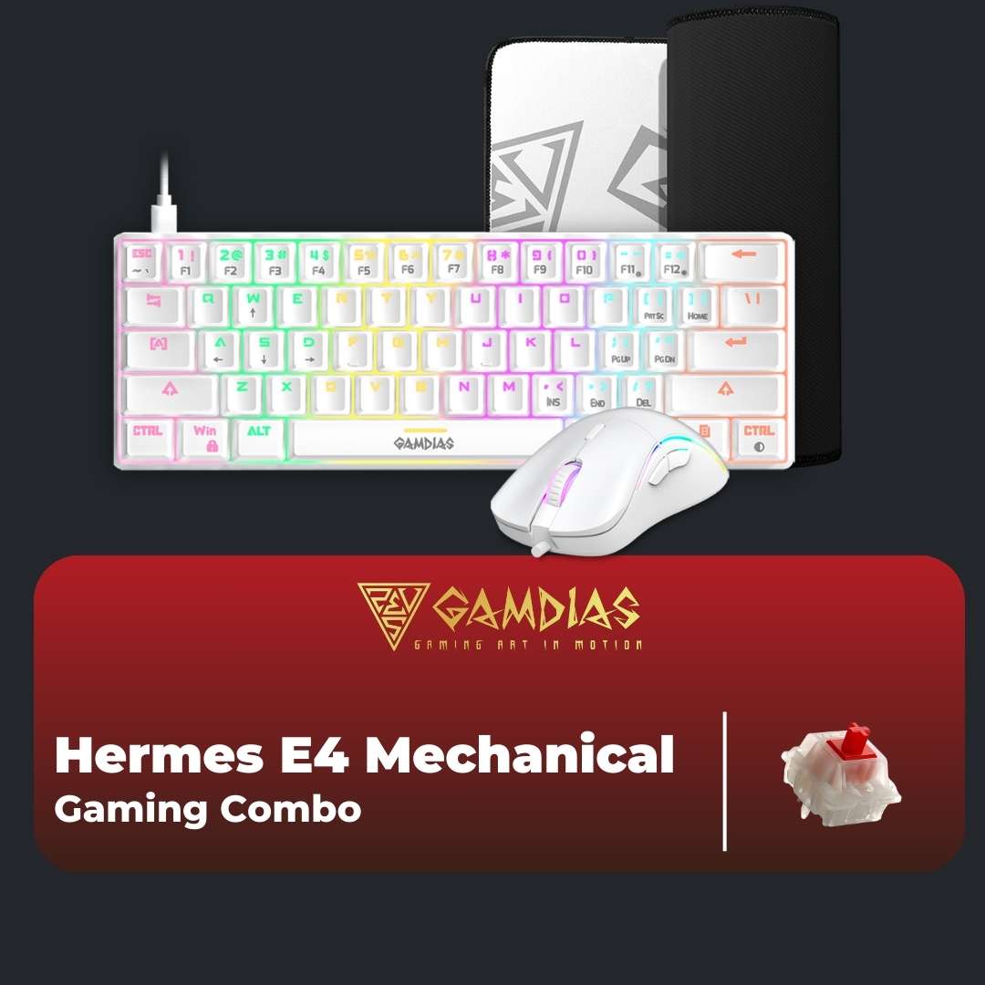Gamdias Hermes E4 3-in-1 Combo - Combo