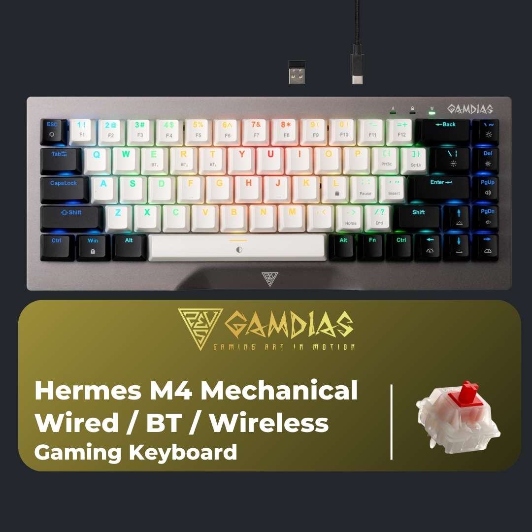 Gamdias Hermes M4 Hybrid - Keyboard