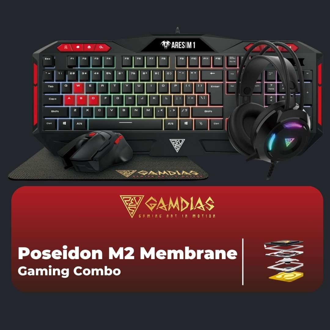 Gamdias Poseidon M2 Gaming Combo - Combo