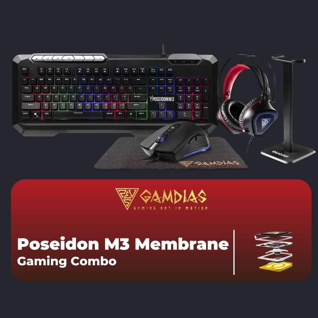 Gamdias Poseidon M3 5 in 1 Combo