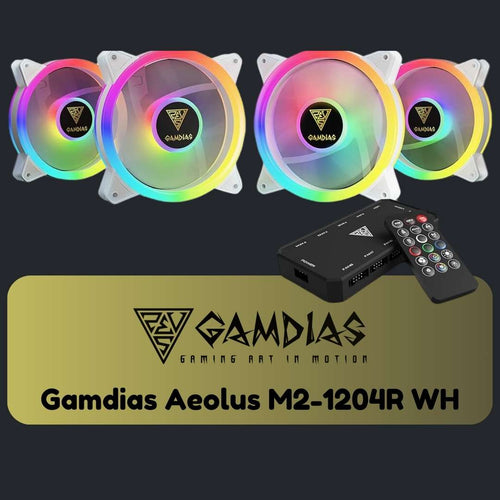 Gamdias Aeolus M2-1204R WH - Fans
