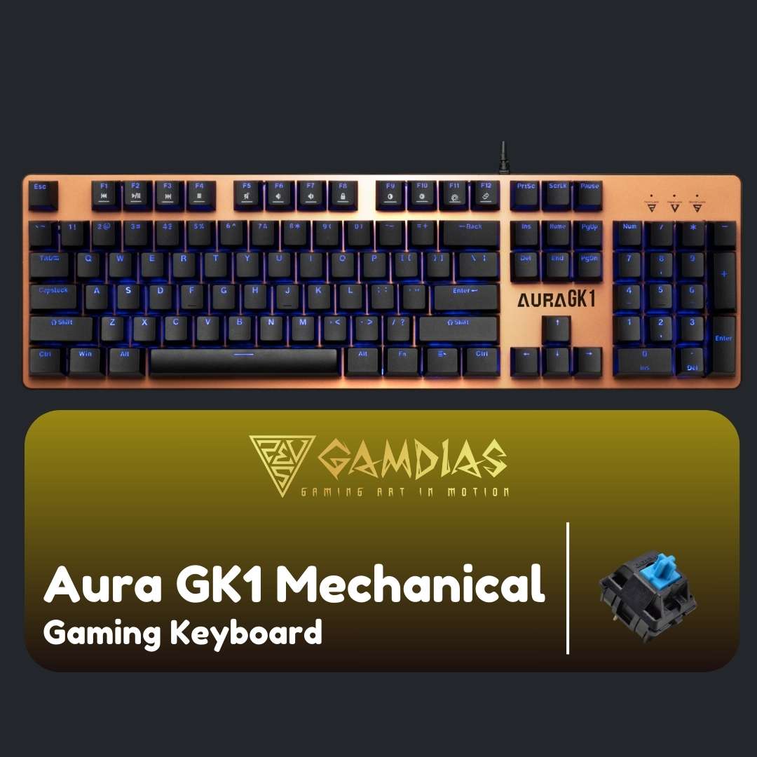 Gamdias Aura GK1 Copper Gaming Keyboard