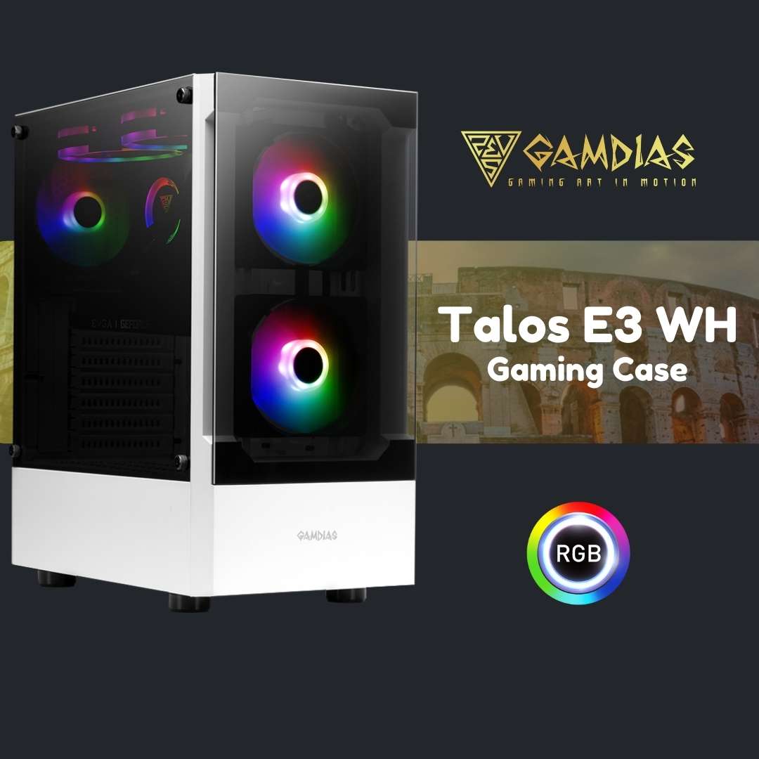 Gamdias Talos E3 White - Case