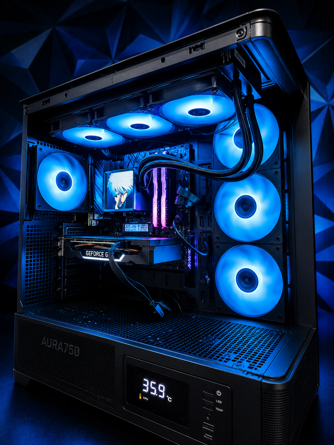 AMD Ryzen 5 5500, 16GB RGB RAM, GTX 1660 Super 6GB, Gaming PC