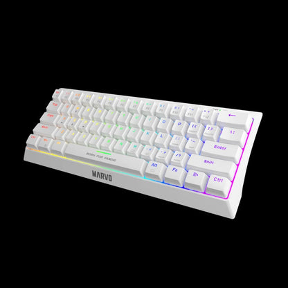 Marvo KG962G White Gaming Keyboard