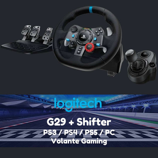 Logitech G29 Volante + Pedais + Shifter