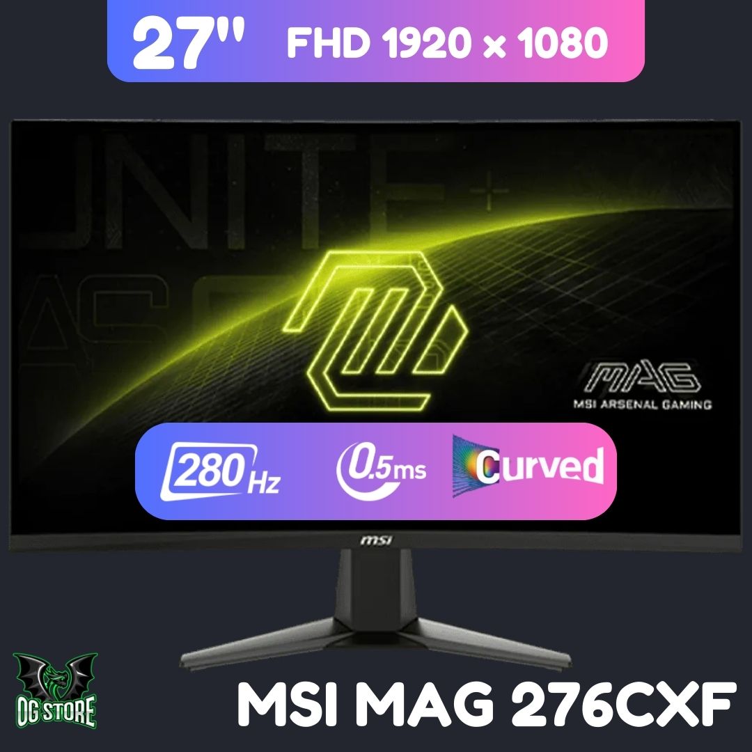 MSI MAG 276CXF 27" 280Hz 0.5ms Gaming Monitor - Monitor