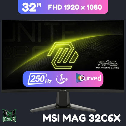 MSI MAG 32C6X 32" 250Hz 1ms Gaming Monitor