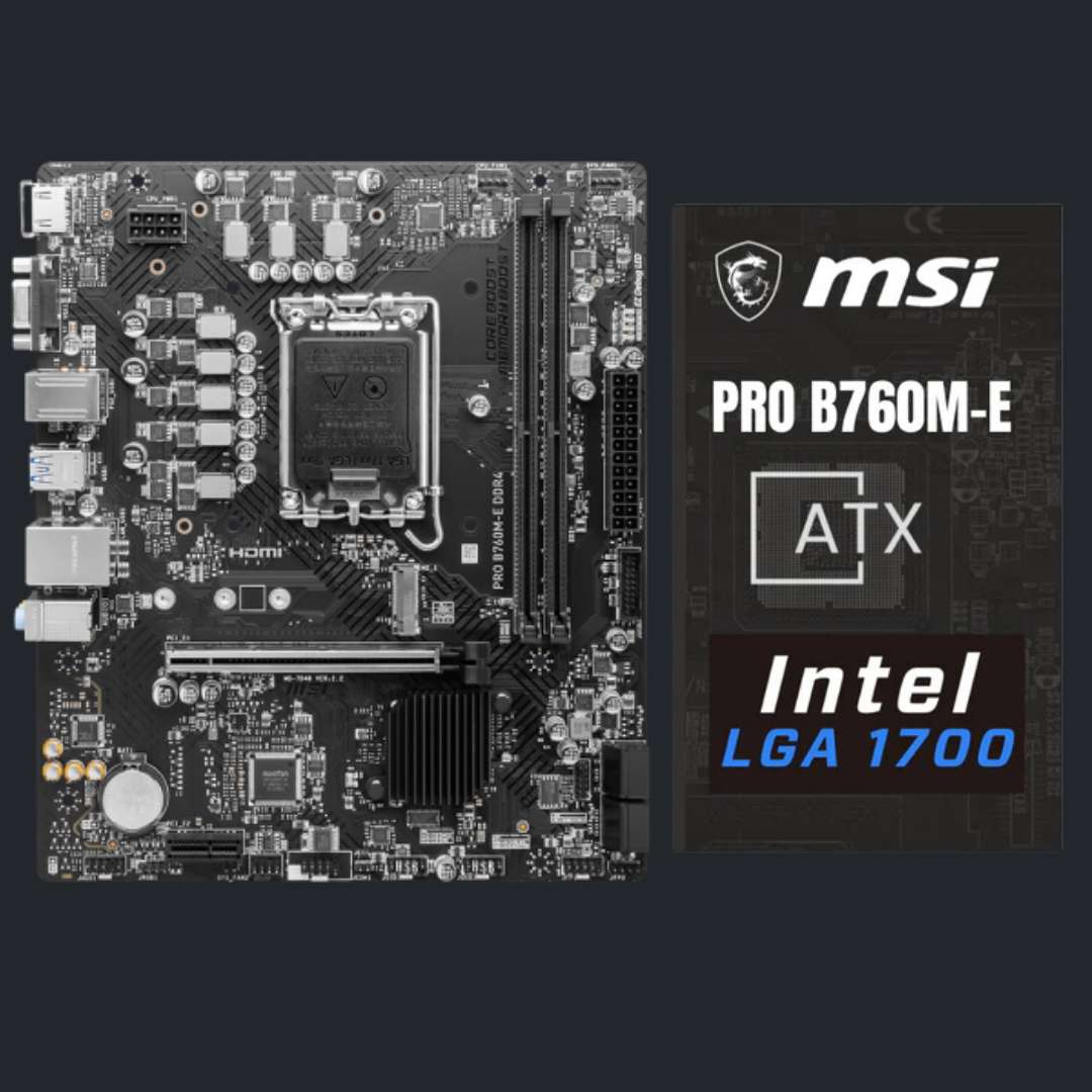 MSI PRO B760M-E Motherboard