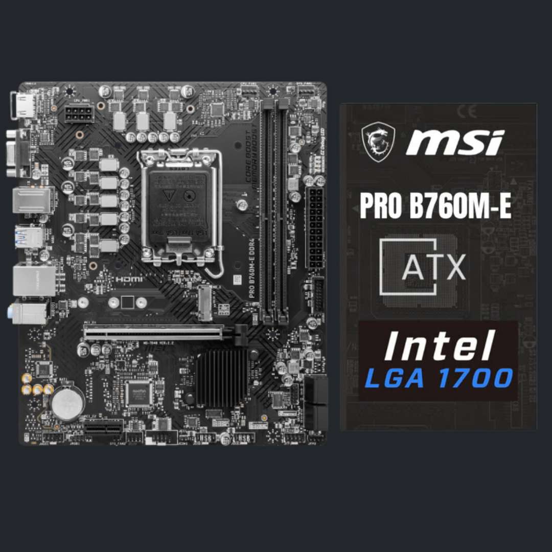 MSI PRO B760M-E Motherboard - Motherboard