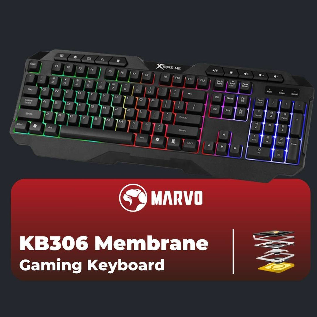 Xtrike-Me KB-306 Membrane Keyboard - Keyboard