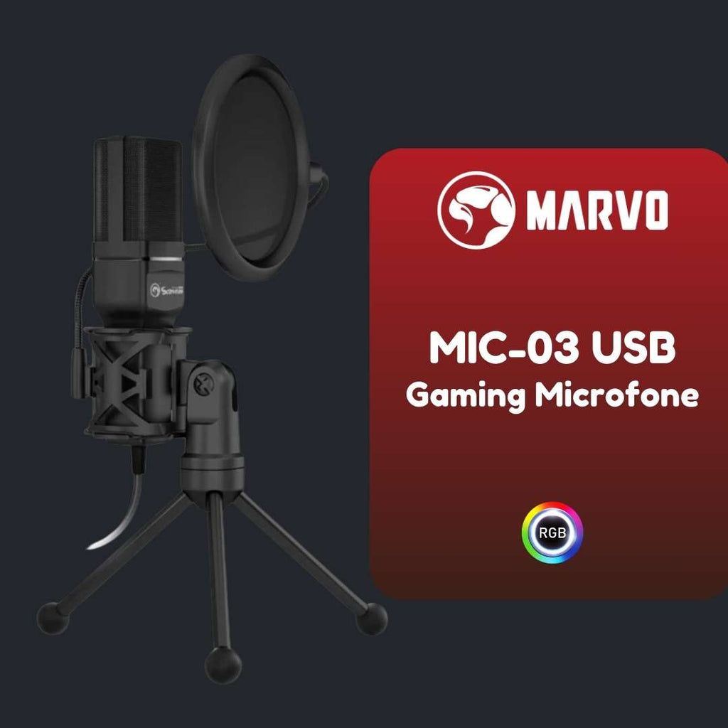 Marvo Mic-03 USB Gaming Mic - Microphone