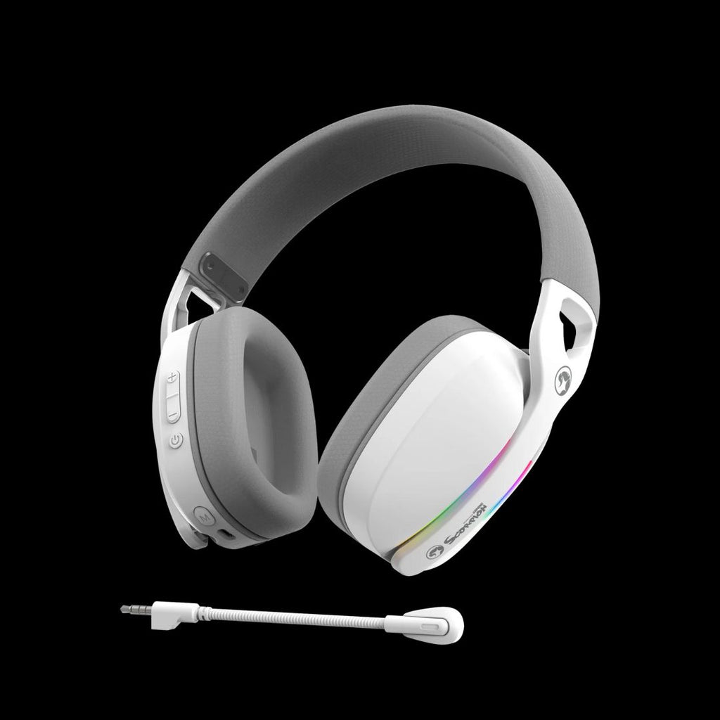 Marvo Pulz 70W WH Wireless / Bluetooth / Type-c / USB Gaming Headset - Headset