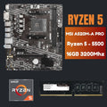 AMD Ryzen 5 - 5500, MSI A520M-A PRO, 16GB DDR4 3200MHz Upgrade Kit - Upgrade kit