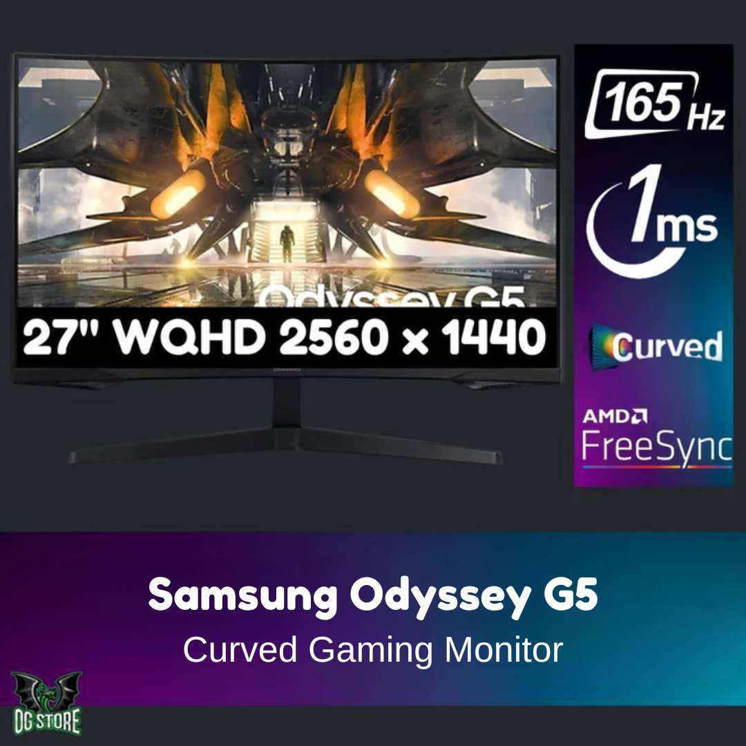 Samsung Odyssey G5 165Hz 2K Curved Gaming Monitor