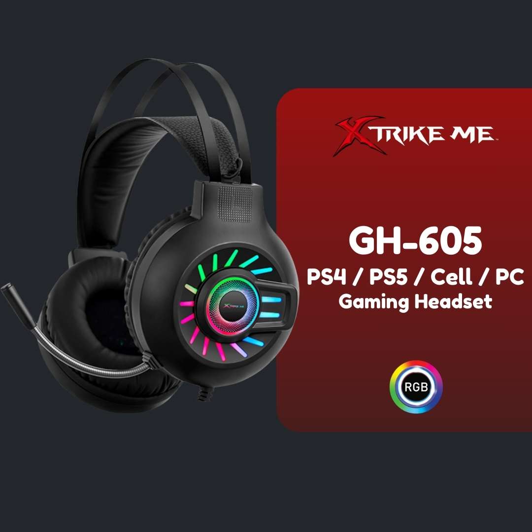 Xtrike-Me GH-605 3.5mm + Adapter Gaming Headset - Headset