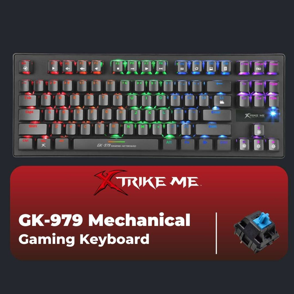 Xtrike-Me GK-979 Blue Switch 80% Mechanical Keyboard - Keyboard