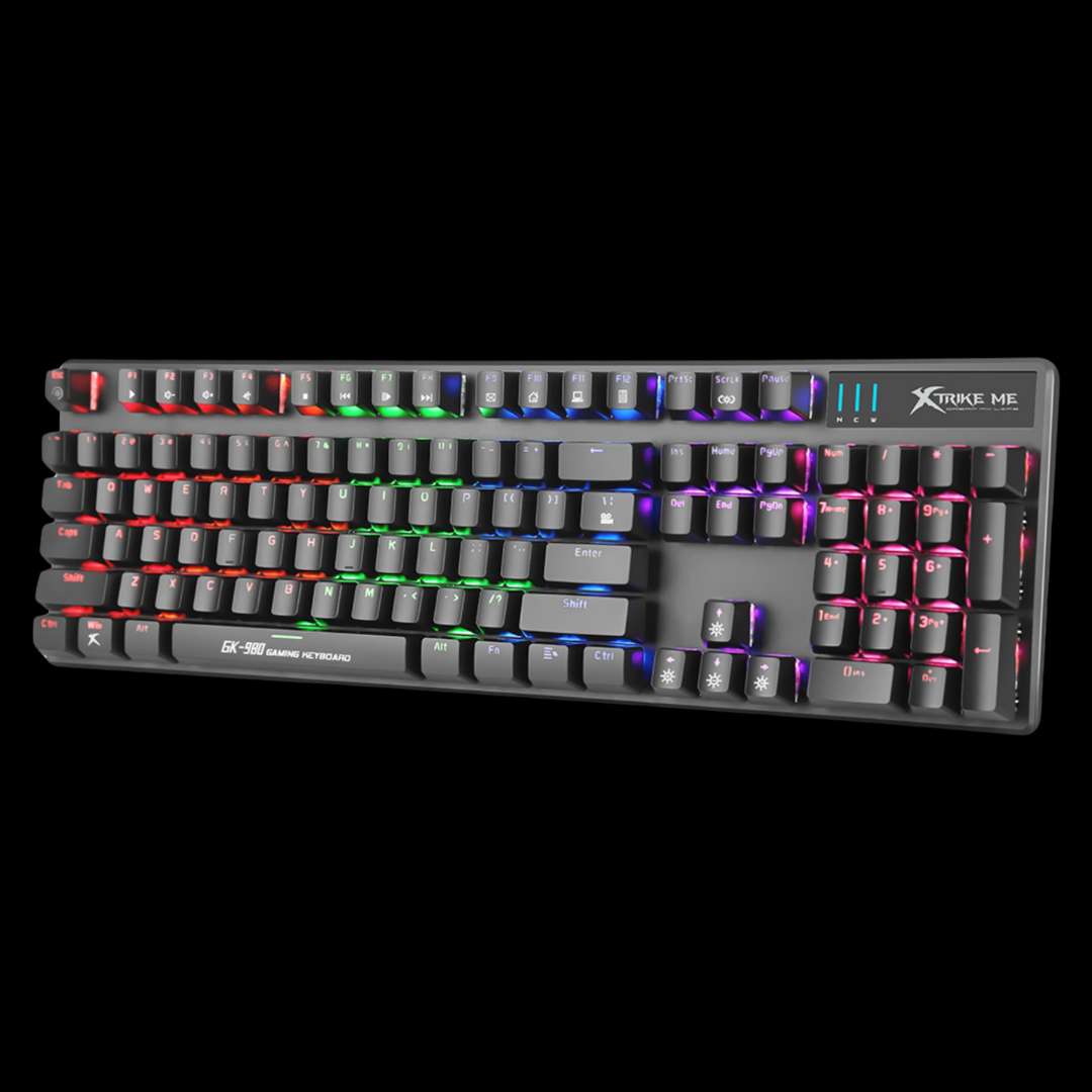 Xtrike-Me GK-980 Blue Switch 100% Mechanical Gaming Keyboard - Keyboard