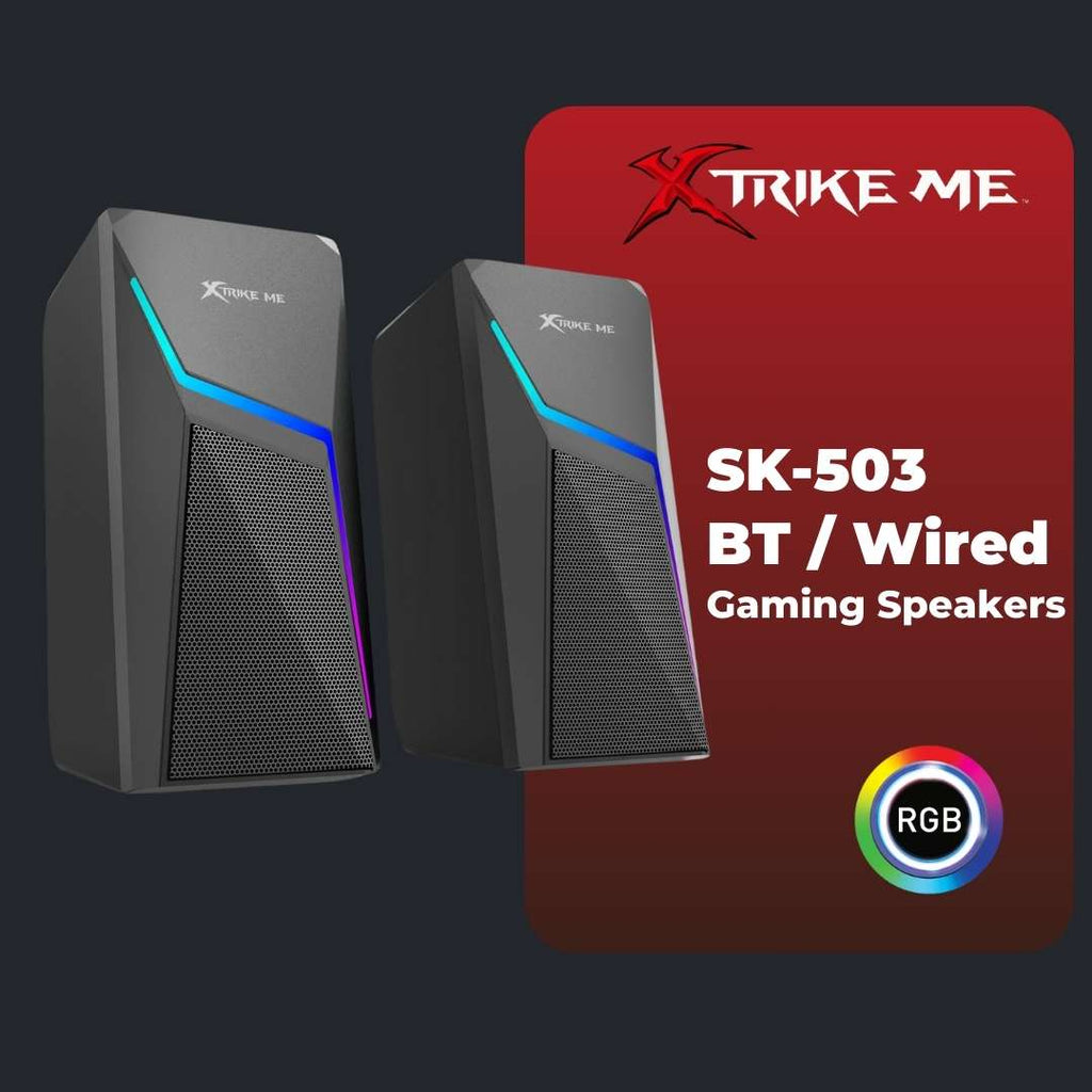 Xtrike-Me SK-503 USB + 3.5mm Wired + BT Speakers - Speakers