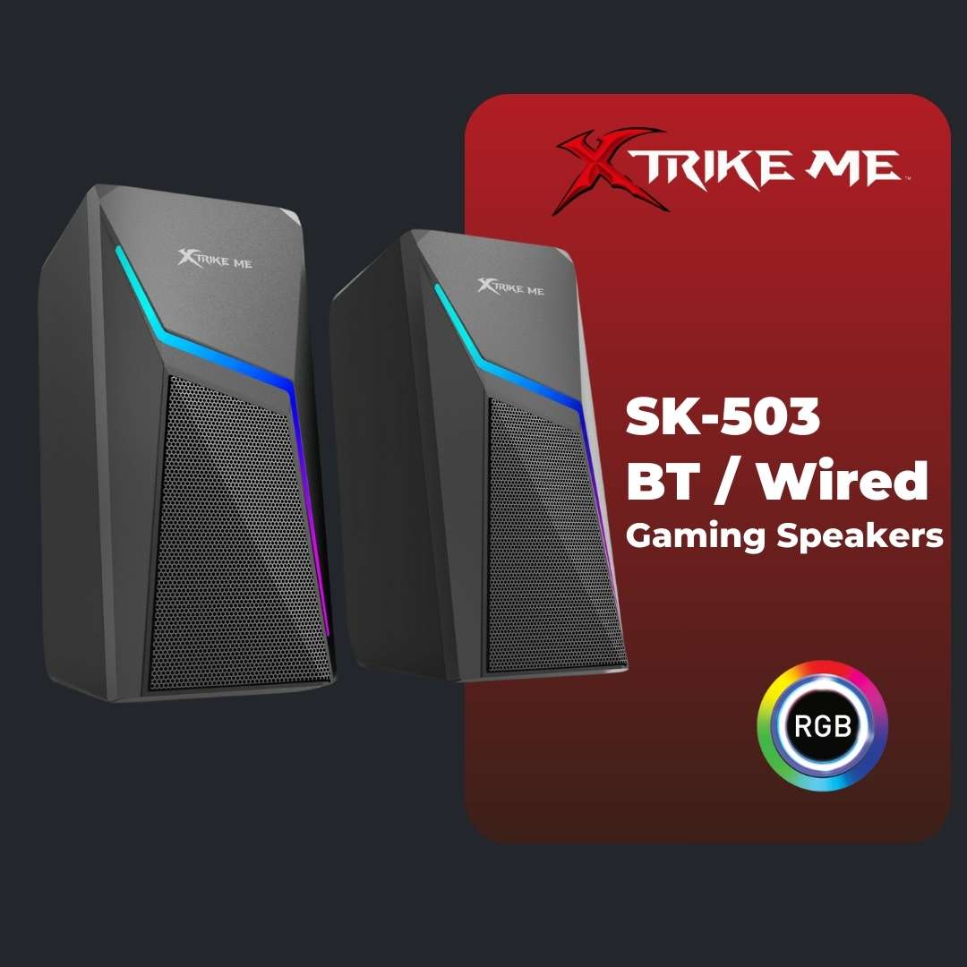 Xtrike-Me SK-503 USB + 3.5mm Wired + BT Speakers - Speakers