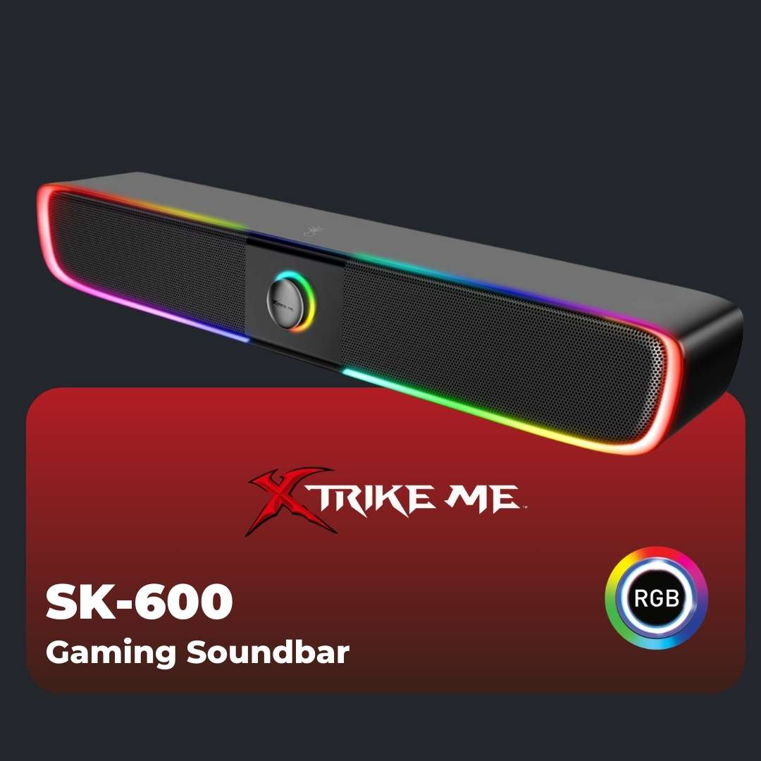 Xtrike-Me SK-600 USB + 3.5mm Soundbar - Speakers