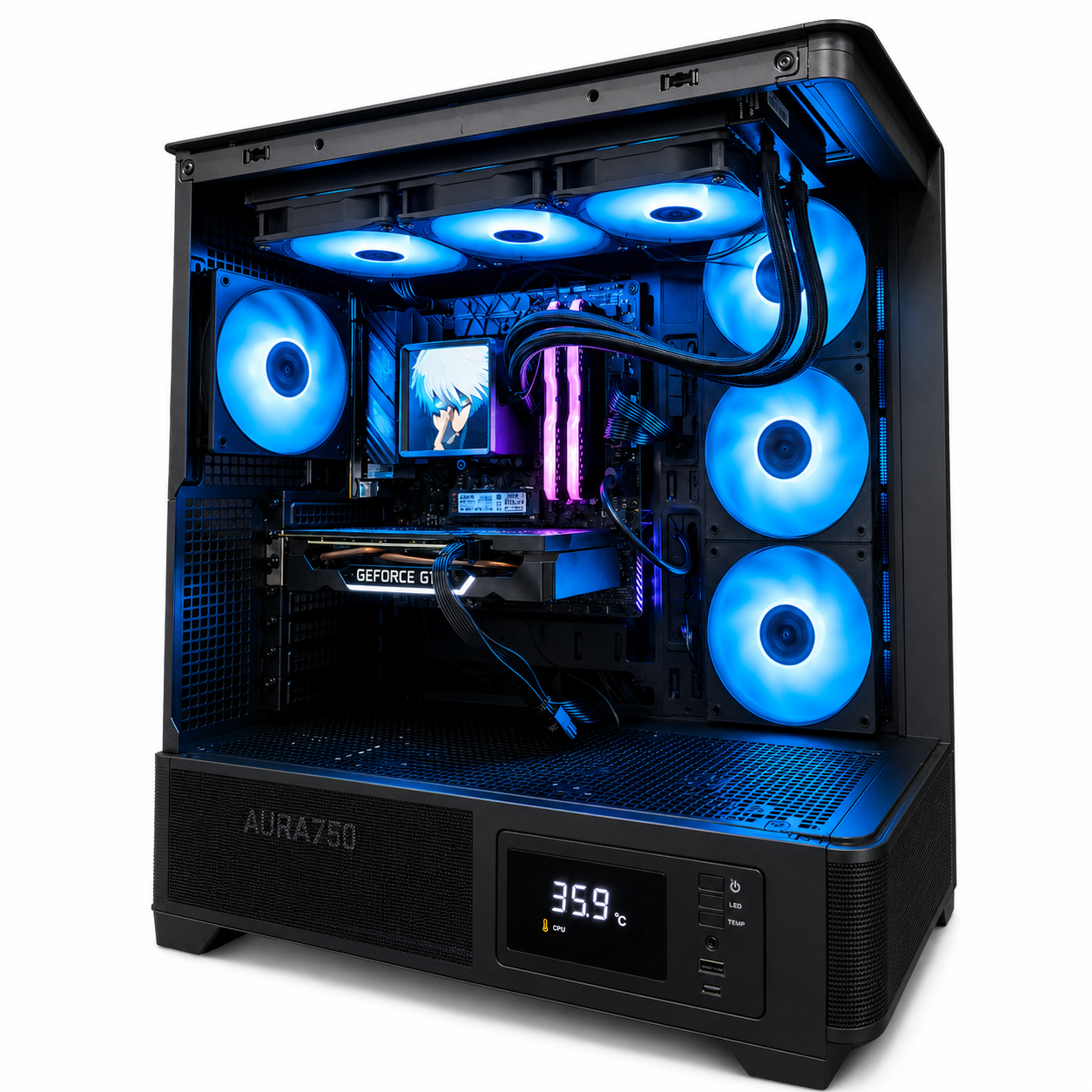 AMD Ryzen 5 5500, 16GB RGB RAM, GTX 1660 Super 6GB, Gaming PC