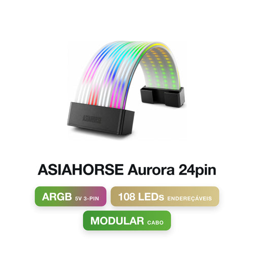 ASIAHORSE Aurora 24pin Cabo ARGB