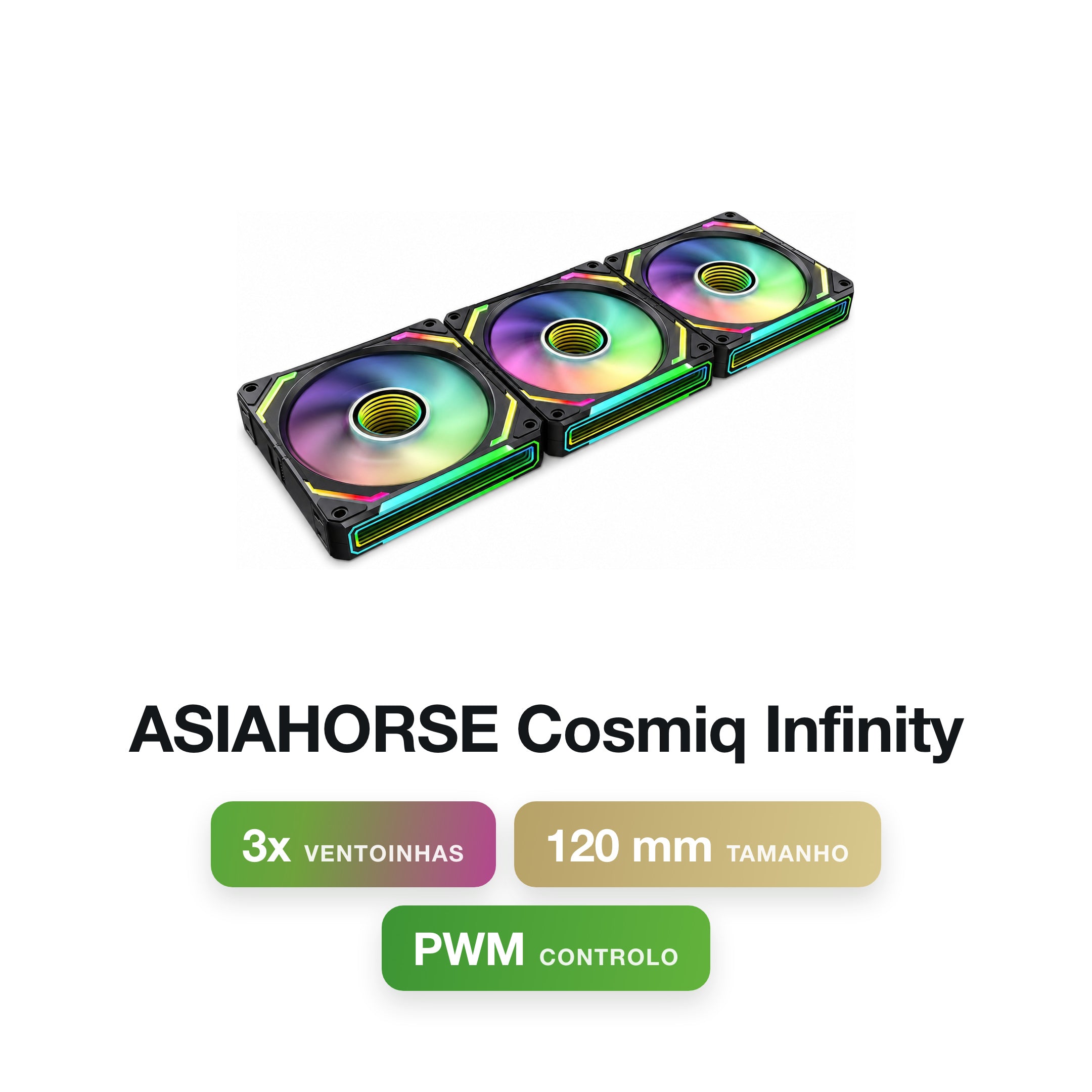 ASIAHORSE Cosmiq Infinity Forward Fans