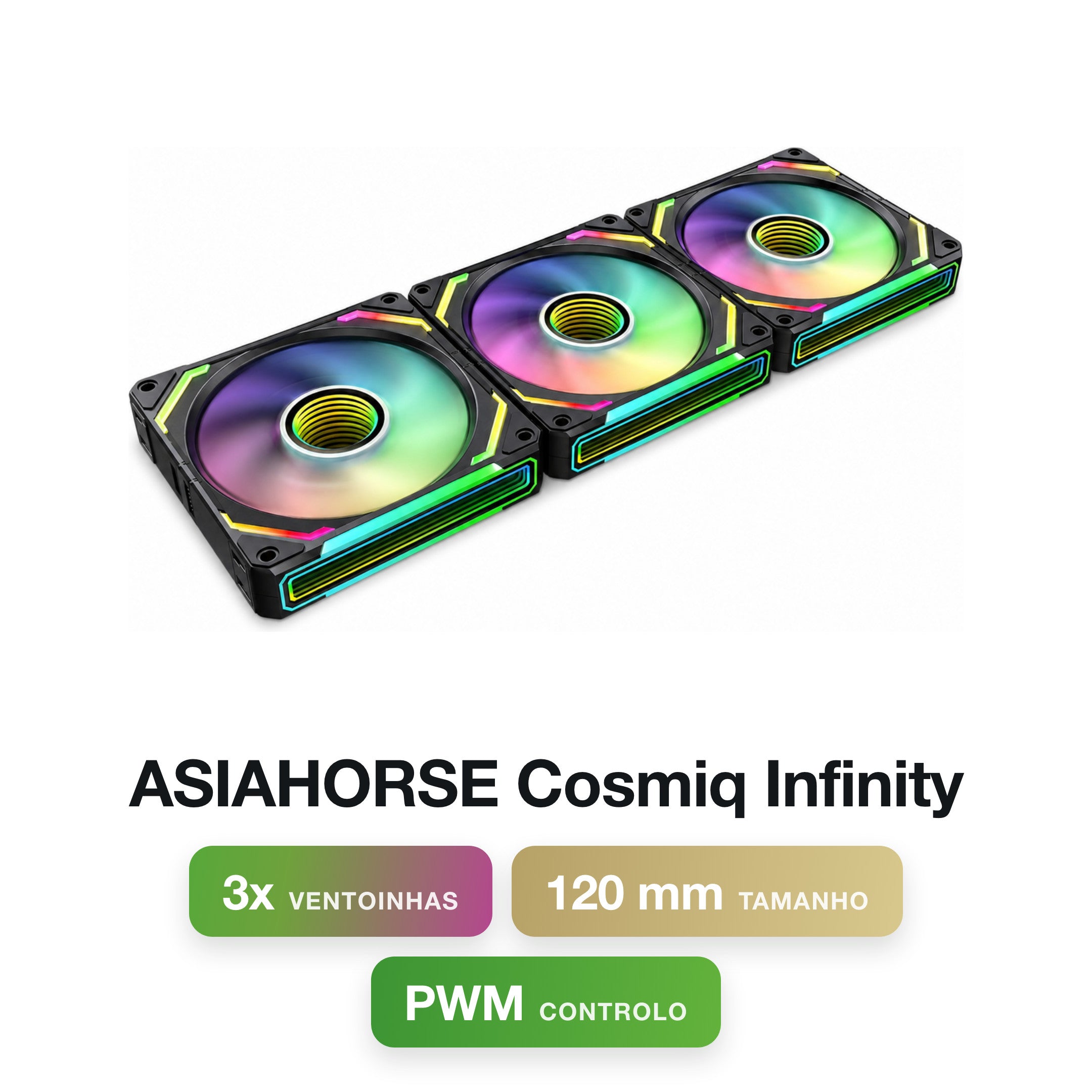 ASIAHORSE Cosmiq Infinity Forward Fans