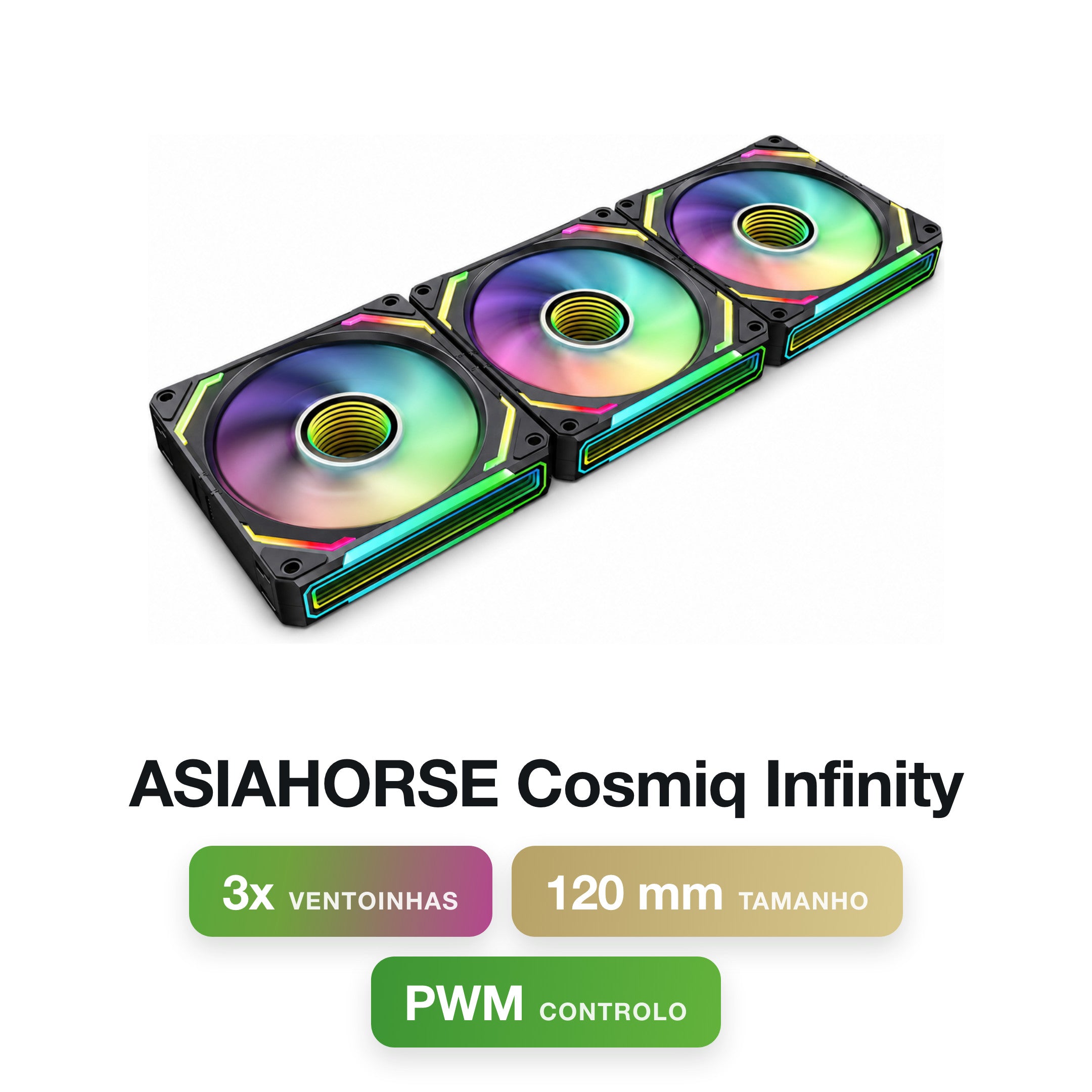 ASIAHORSE Cosmiq Infinity Reverse Fans