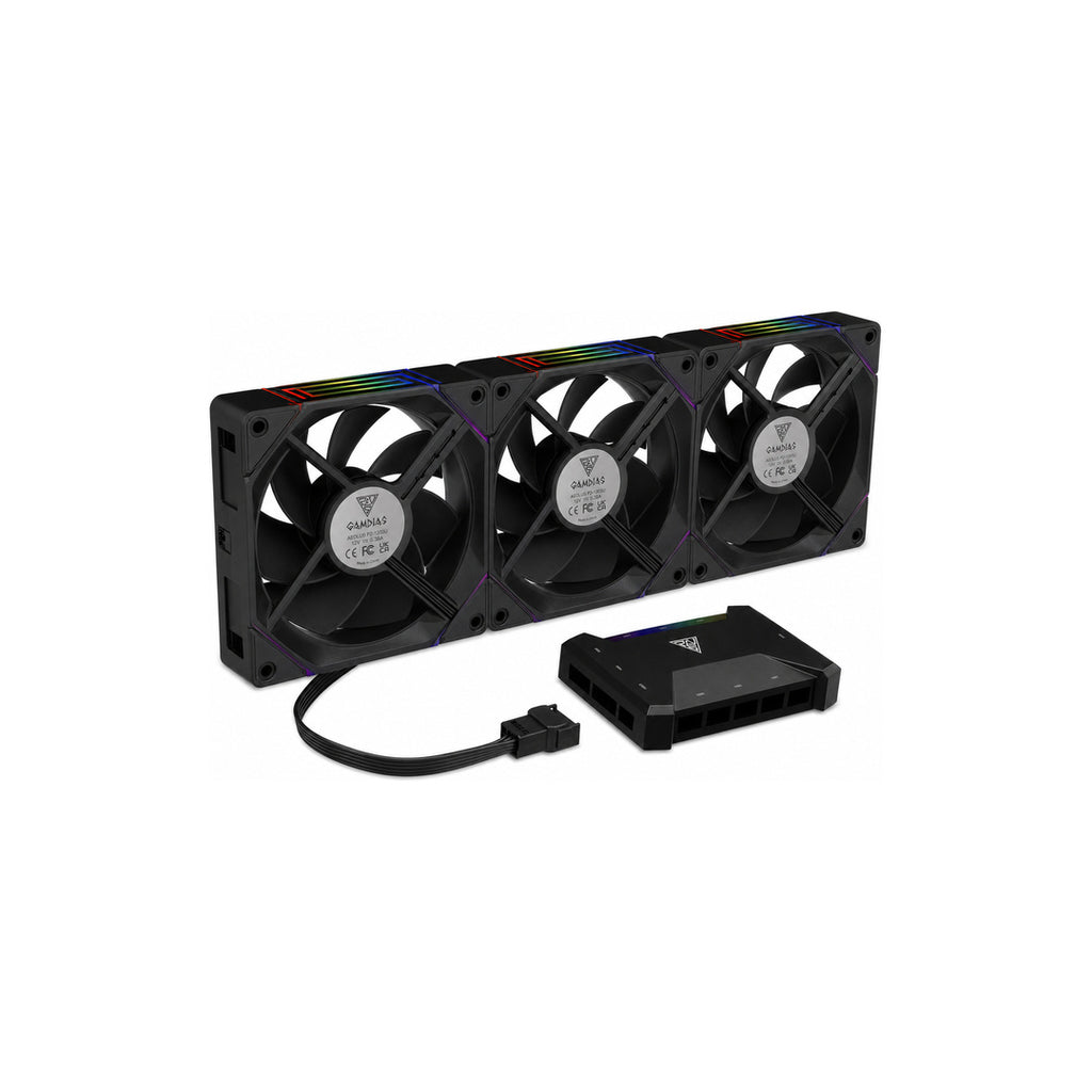 Gamdias Aeolus P2-1203U 3x Fan Pack