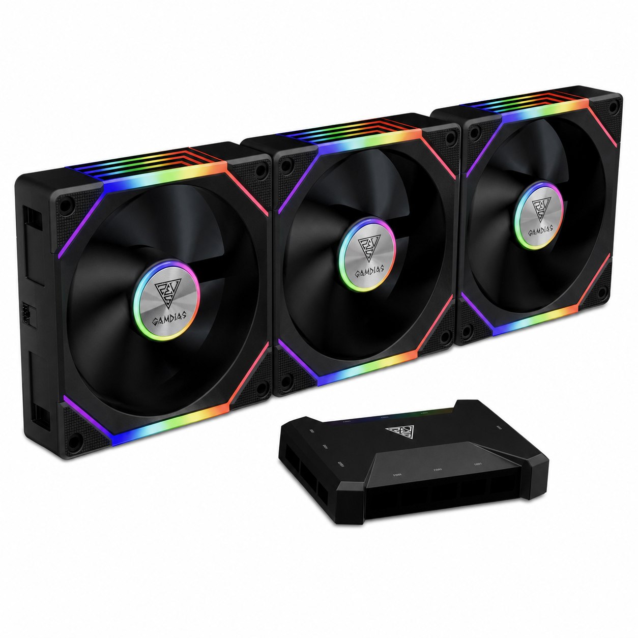 Gamdias Aeolus P2-1203U 3x Fan Pack
