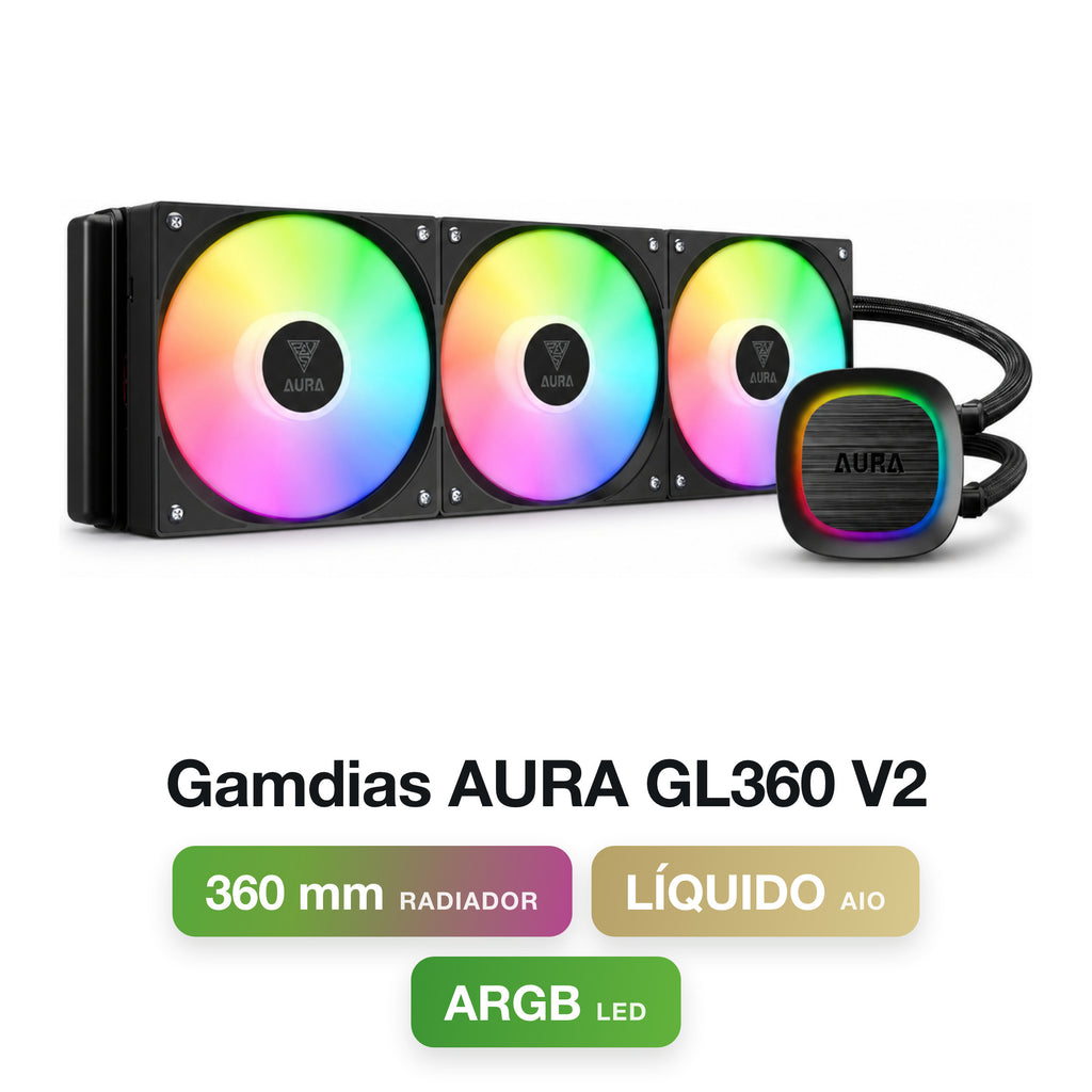 Gamdias AURA GL360 V2 Liquid Cooler