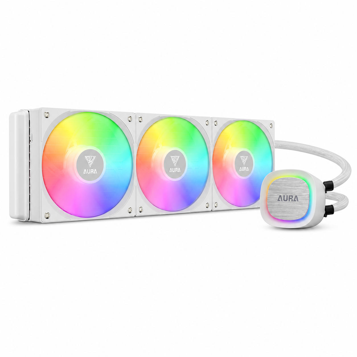 Gamdias AURA GL360 V2 White Liquid Cooler