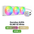 Gamdias AURA GL360 V2 White Liquid Cooler
