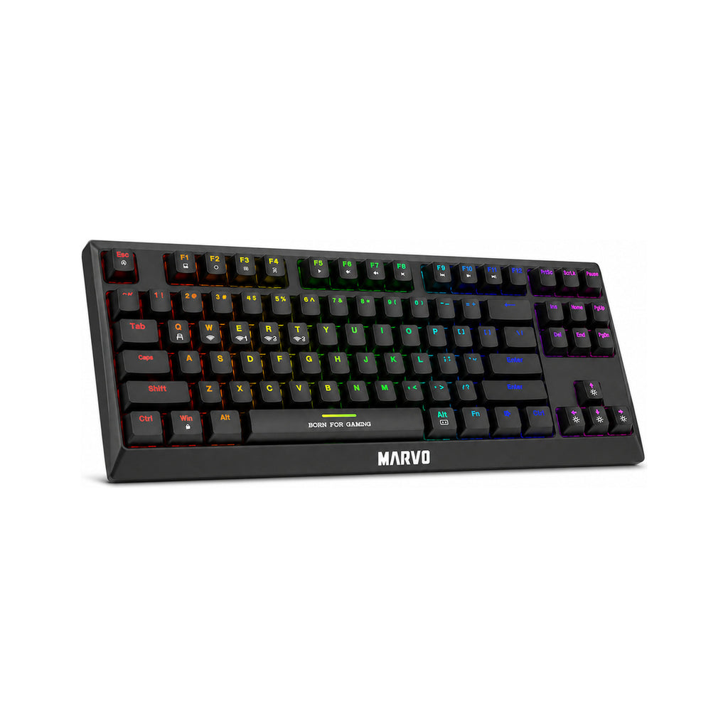 Marvo KG953W Wireless / BT Red Switch 80% Mechanical Keyboard
